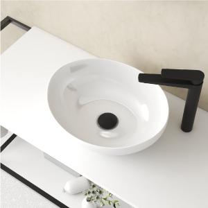 lavabo, lavabo sobre encimera, lavabo ovalado, lavabo blanco sobre encimera, Starbath Plus