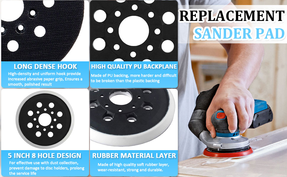 Piatto di levigatura da 125 mm 