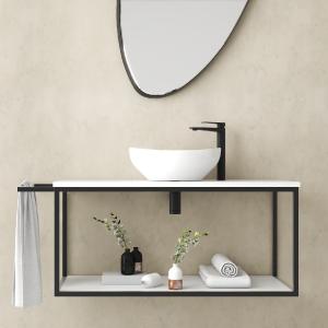 lavabo, lavabo sobre encimera, lavabo ovalado, lavabo blanco sobre encimera, Starbath Plus
