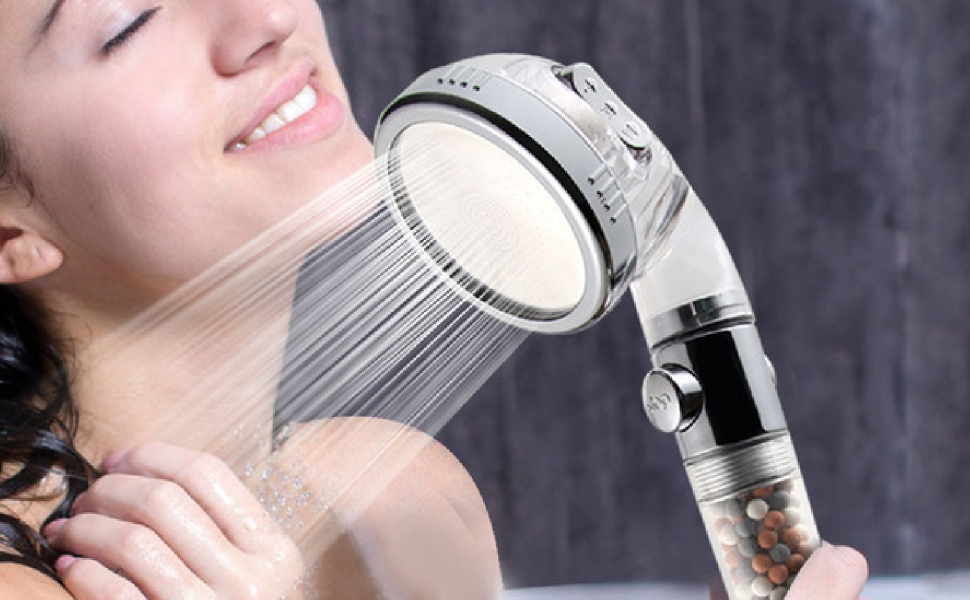 Soffione Doccia Anticalcare Alta Pressione Universale