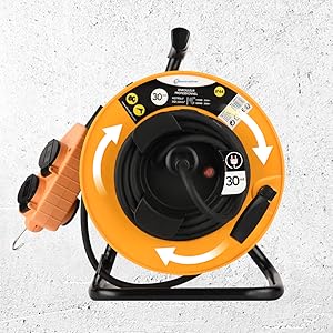 avvolgicavo con multipresa