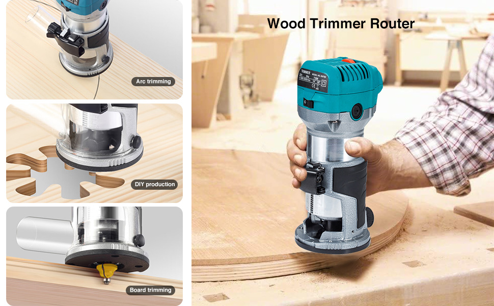 Trimmer fresatrice verticale