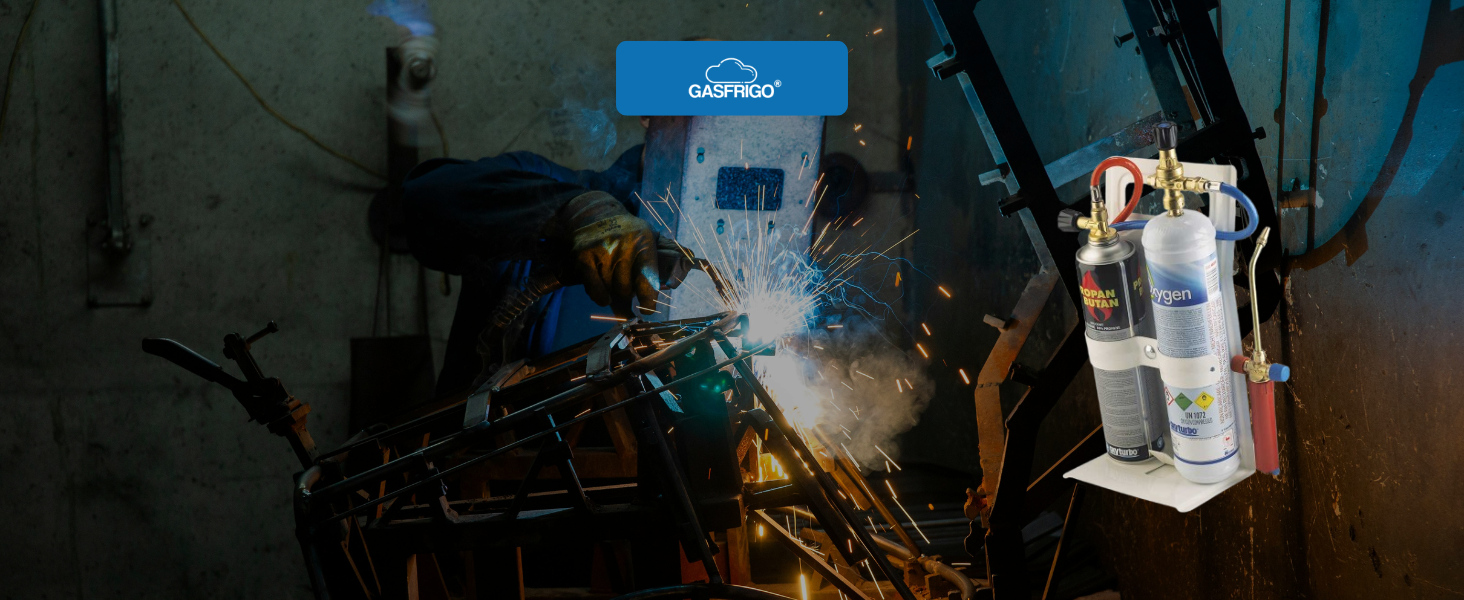 gasfrigo kit saldatura a fiamma ossigeno butano