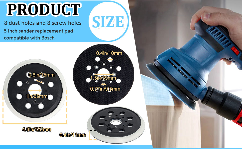 Piatto di levigatura da 125 mm 