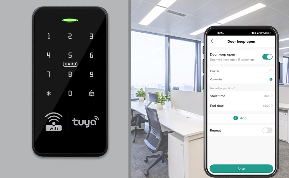 Kit sistema di controllo accessi S20tuya