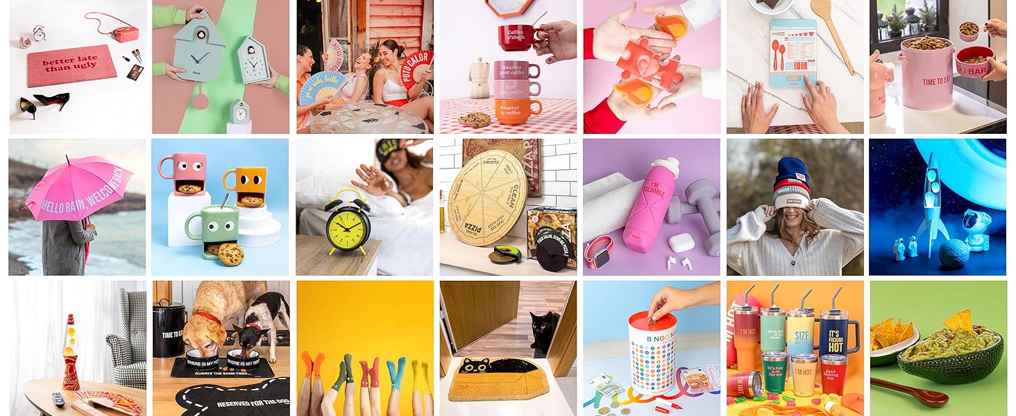 Fisura decorazioni per la casa e regali originali zerbini, orologi a cucù, ventagli lampade a lava