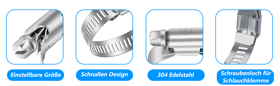 Set di 20 fascette stringitubo