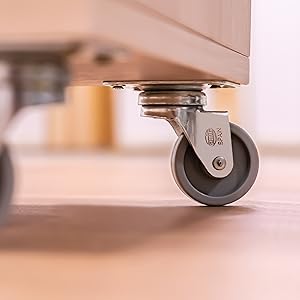 Ruote per mobili Ruote girevoli Ruote per sedie Ruote silenziose Ruote resistenti fai da te sicurezz