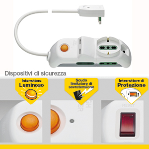 Vimar multipresa elettrica con dispositivi di protezione