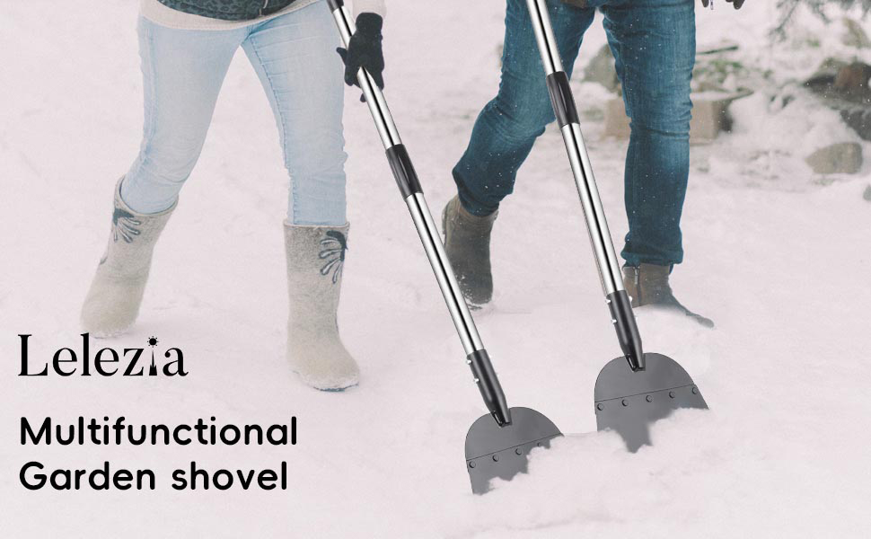 Lelezia Pala da neve multifunzionale Pala per pulizia
