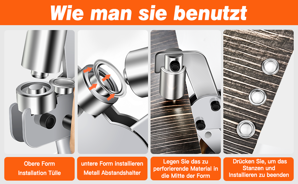 Set di fustelle per fori d'aria da 10 mm