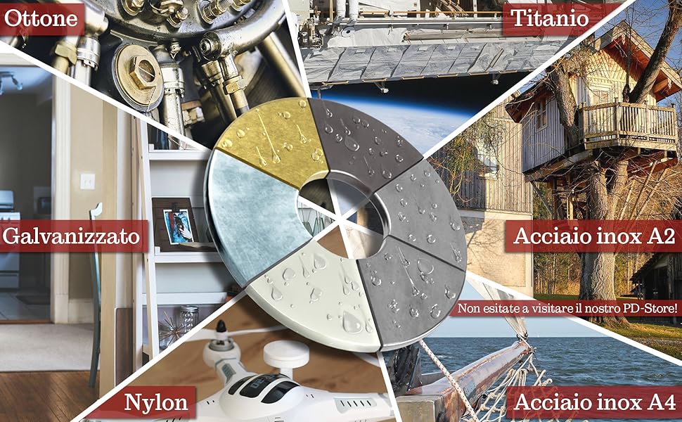 PD Unterlegscheiben in vielen Materialien (IT)