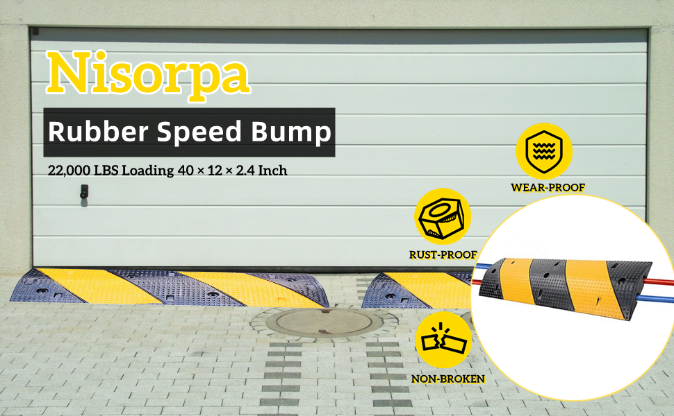 Impatto di velocità in gomma