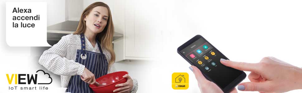 alexa accendi la luce, luci alexa, plana, vimar, casa smart 