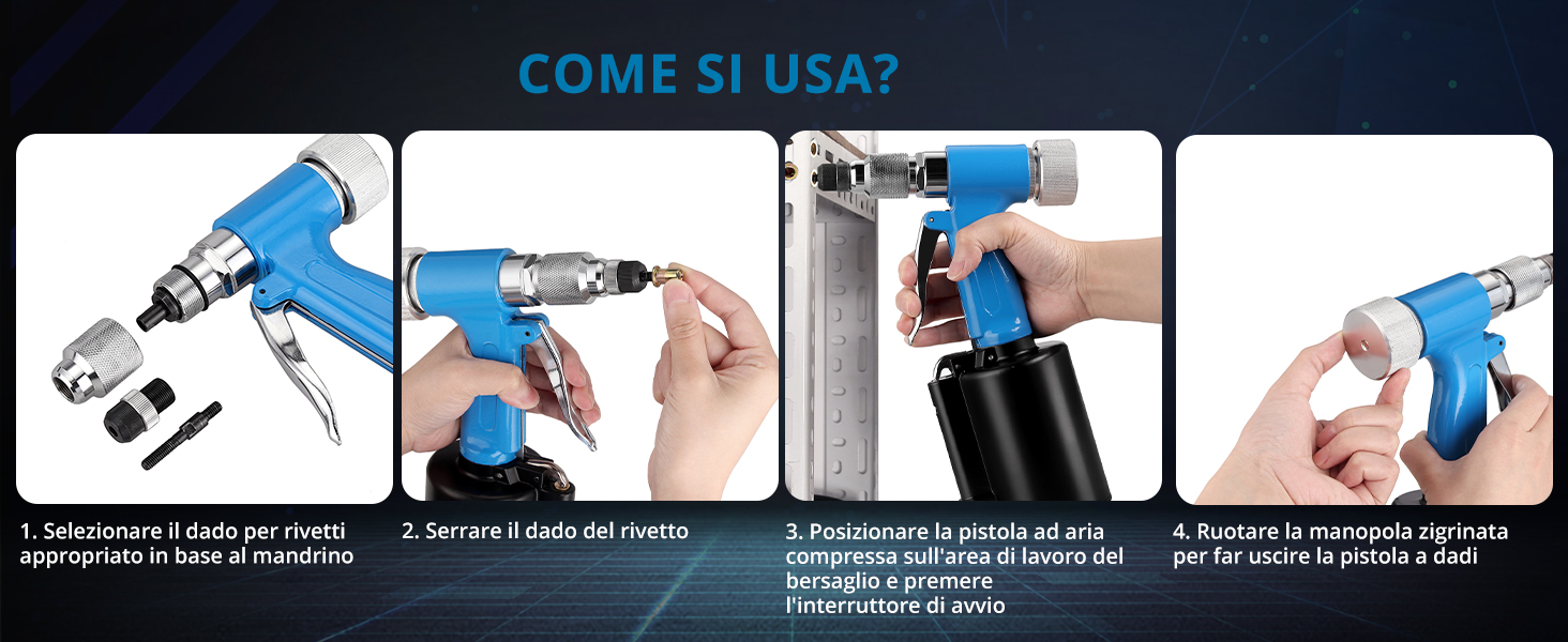 Rivettatrice Pneumatica