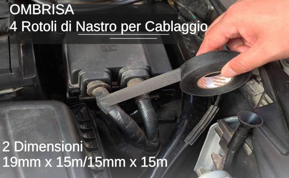 nastro isolante nero