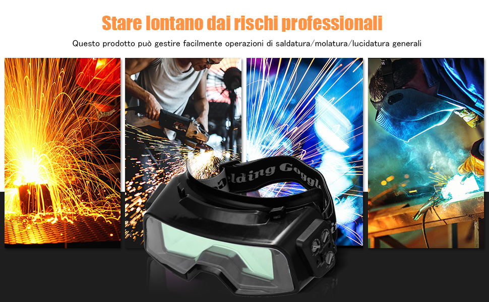 maschera per protezione occhi di saldatura 