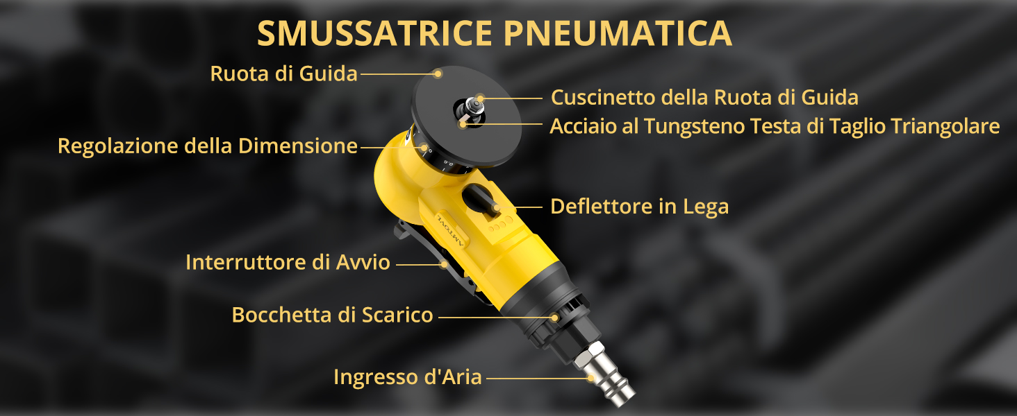 SMUSSATRICE PNEUMATICA