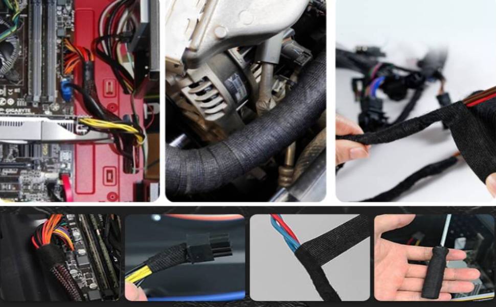 nastro adesivo telato nero