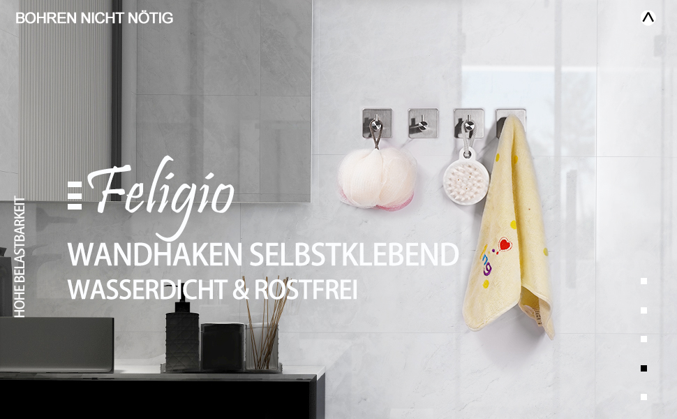 Porta asciugamani senza fori