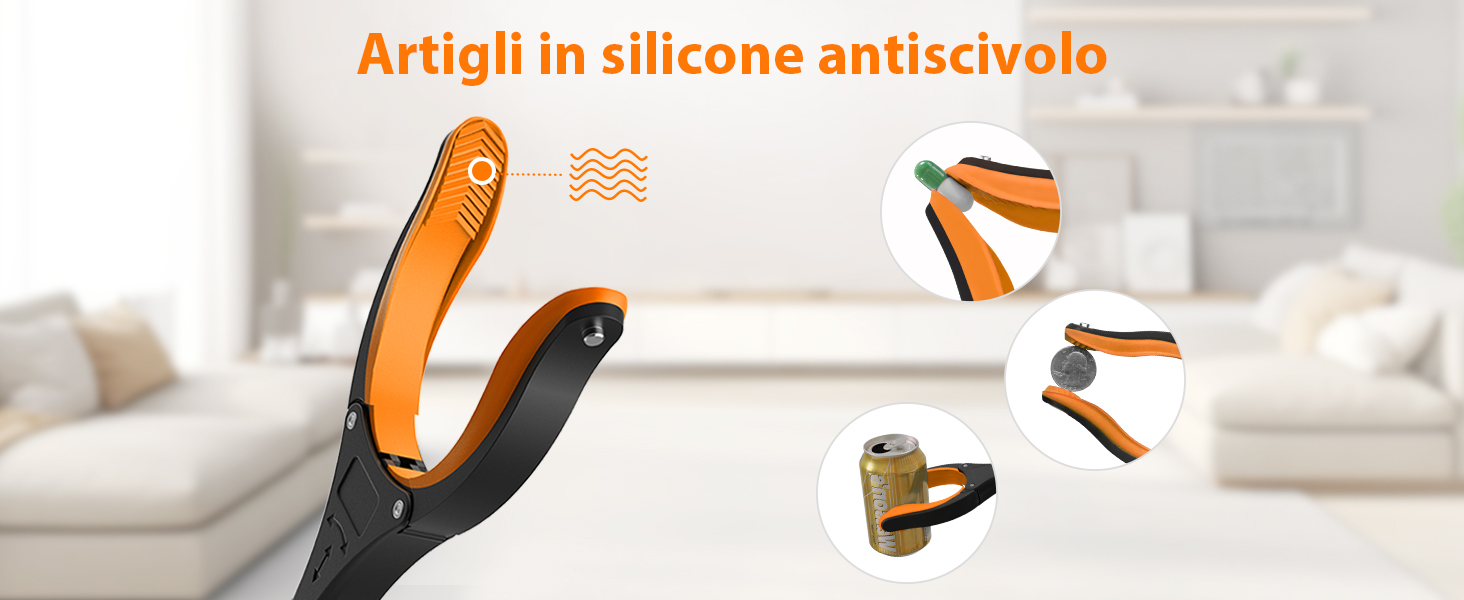 Artigli in silicone antiscivolo