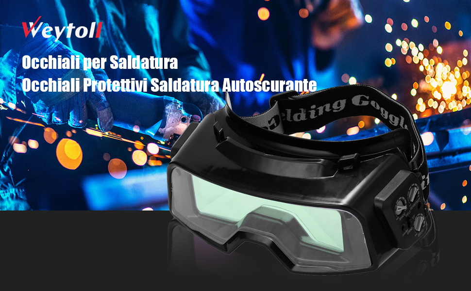 Occhiali da saldatura