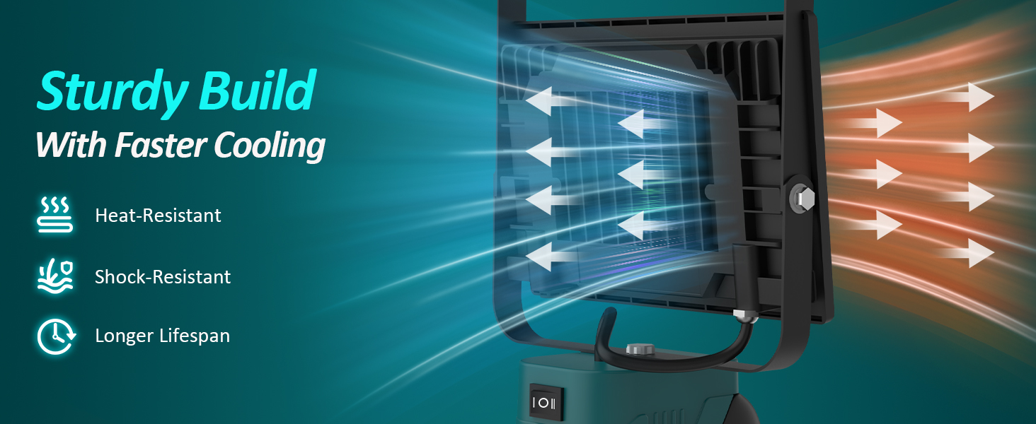 T-SUN faretto led da esterno per il campeggio