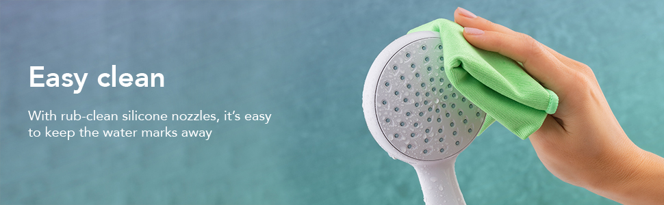 Docce Mira, soffione facile da pulire, nuovo soffione