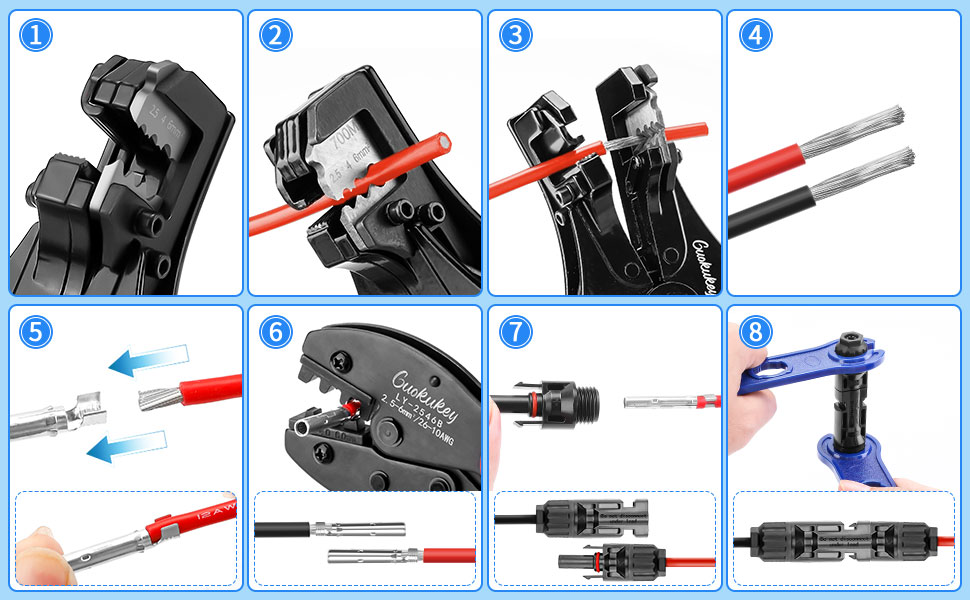 Set di crimpatrici mc4