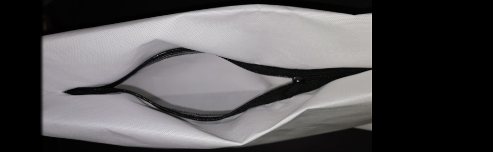 image of zip dust bag