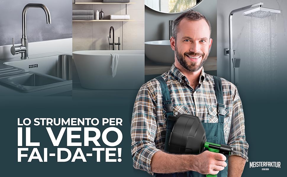 Spirale per la pulizia dei tubi