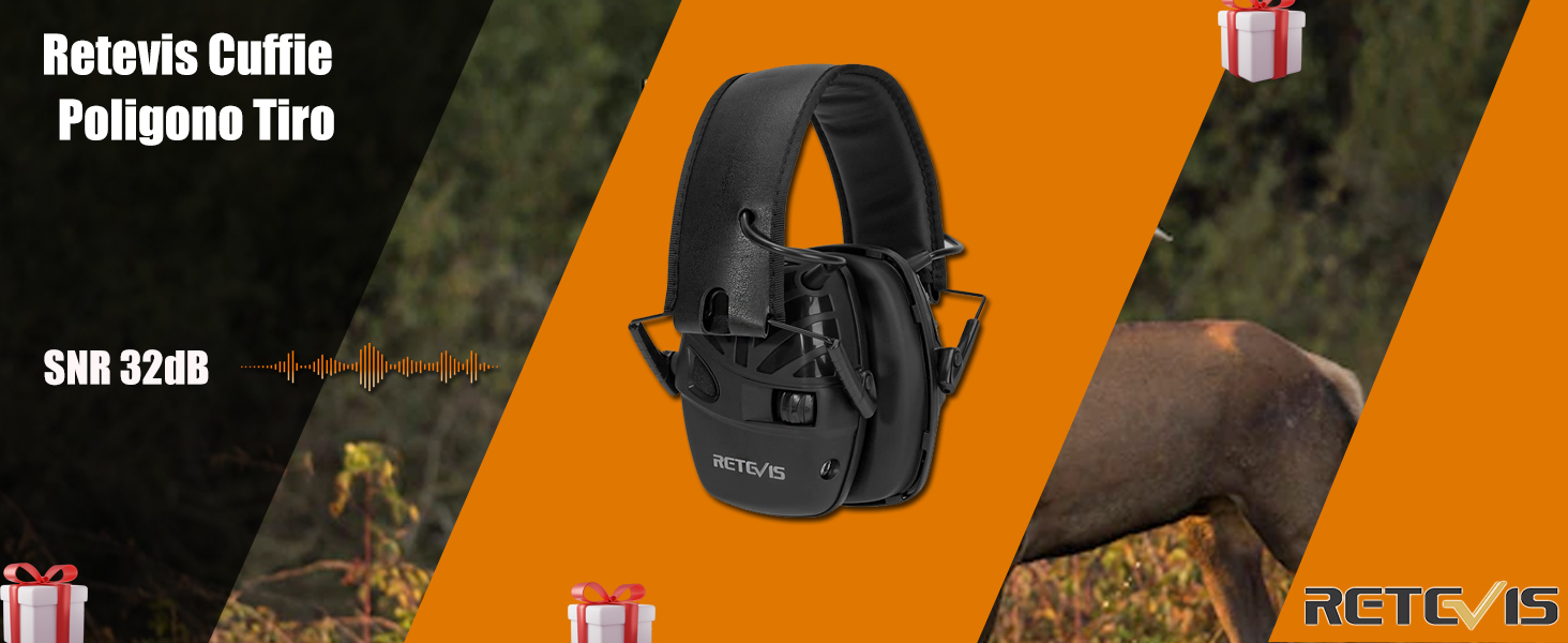 Retevis Cuffie Antirumore Elettroniche