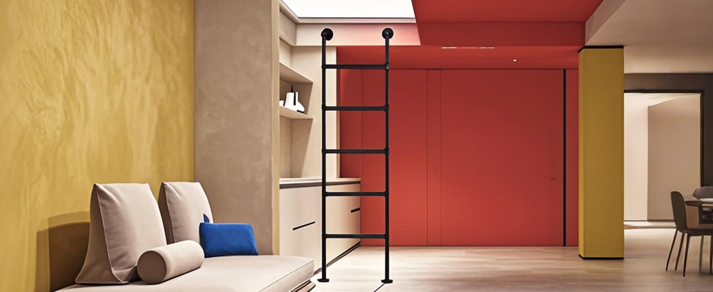 Robusta scala di emergenza per fontane finestre