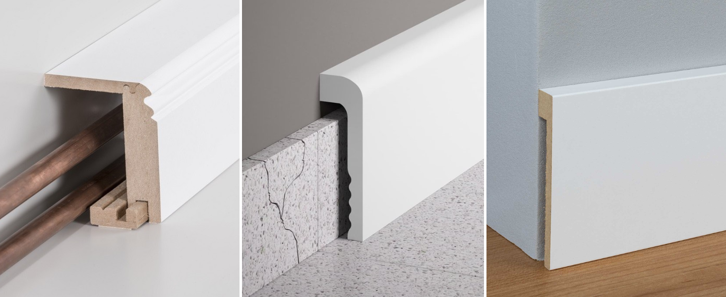 Coprizoccolo per rivestire vecchi zoccolini e tubi