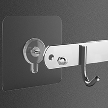 Ganci adesivi trasparenti per quadri senza fori