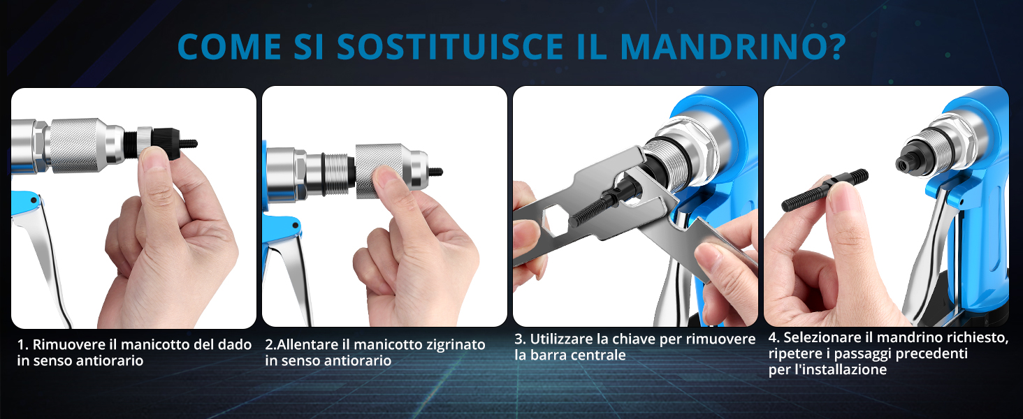 Kit Rivettatrice ad Aria