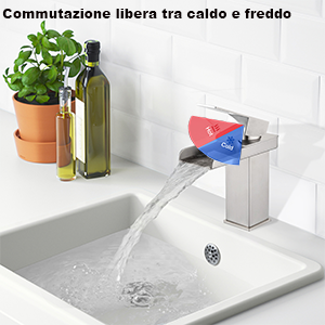 Miscelatore per lavabo, miscelatore per bagno, miscelatore per lavello, miscelatore per cucina