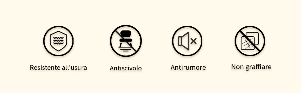 Tappi per le gambe della sedia in gomma Tappi protettivi rotondi Protezioni per le gambe della sedia