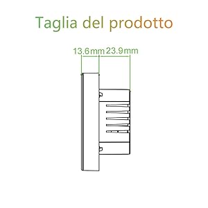 BecaSmart serie 005 Termostato Wi-Fi intelligente