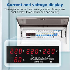 Voltmetro amperometro trifase