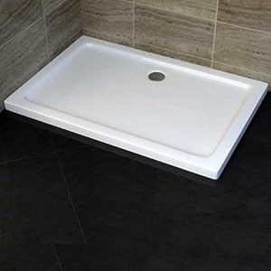 Piatto doccia in acrilico 100 x 90 cm