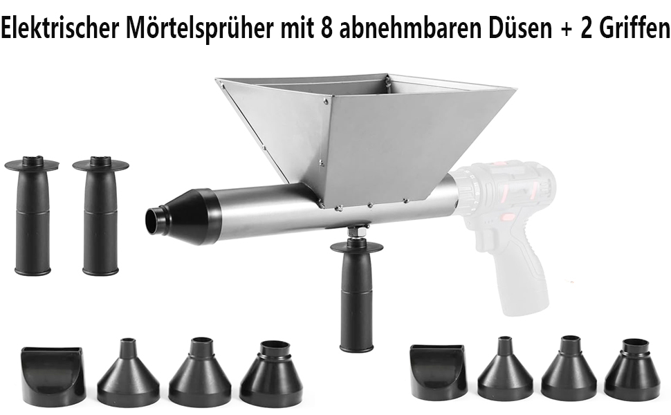 Spruzzatore elettrico per malta