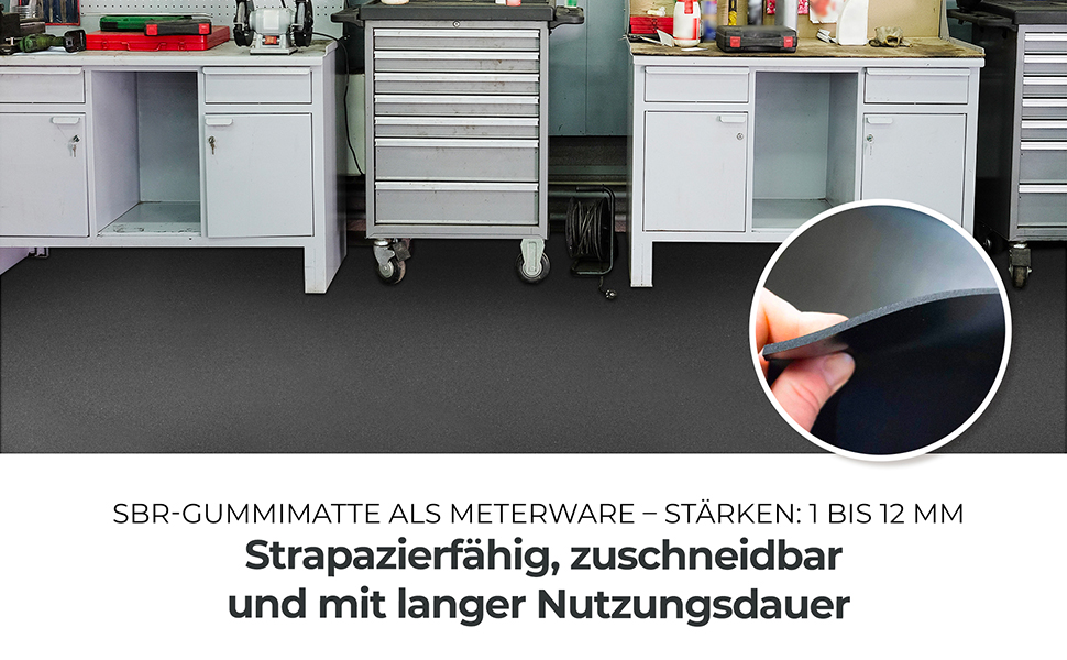 Tappetini in gomma SBR