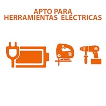 Si possono caricare le batterie degli attrezzi a batteria.