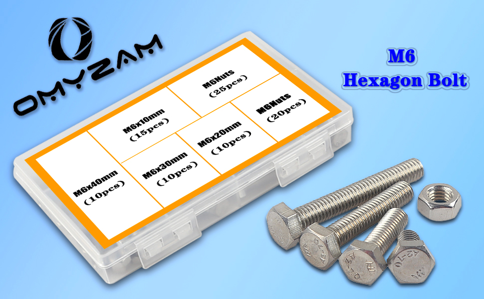 Scciaio Inossidabile Esagono Bulloni