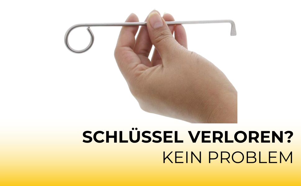 foto-kontor - Gancio di bloccaggio per porte con serratura Buntbart