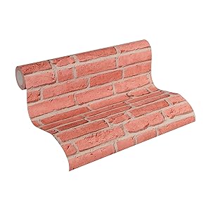 Rotolo carta da parati non tessuta mattoni