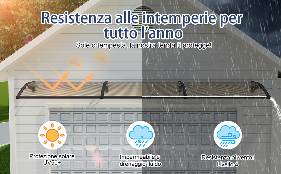 pensilina da esterno