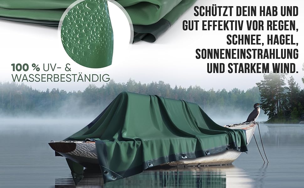 Telo di copertura impermeabile con occhielli