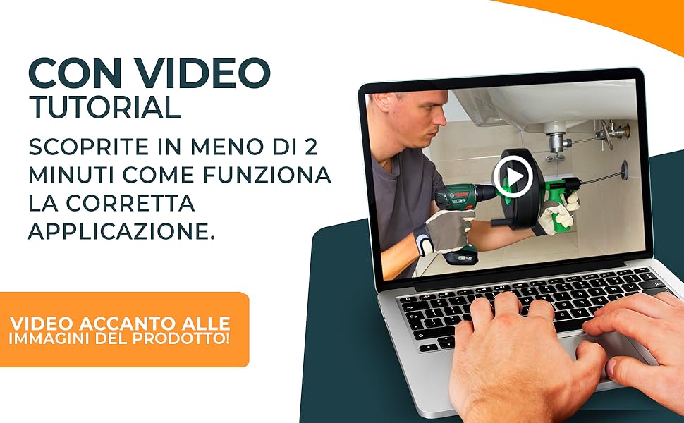 Spirale per la pulizia dei tubi